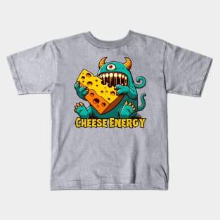 Cheese monster Kids T-Shirt